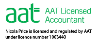 AAT Licenced accountant Logo - transparent background